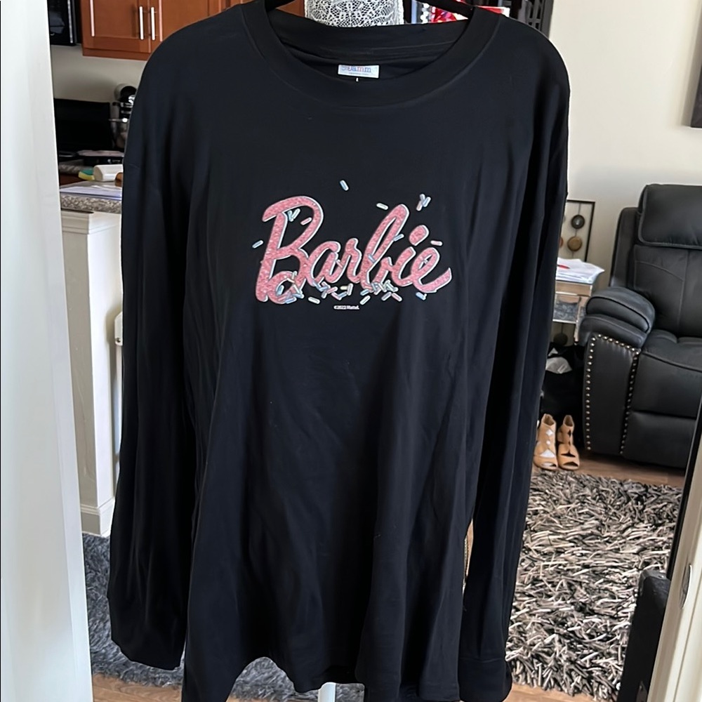 Black Barbie Long Sleeve Shirt